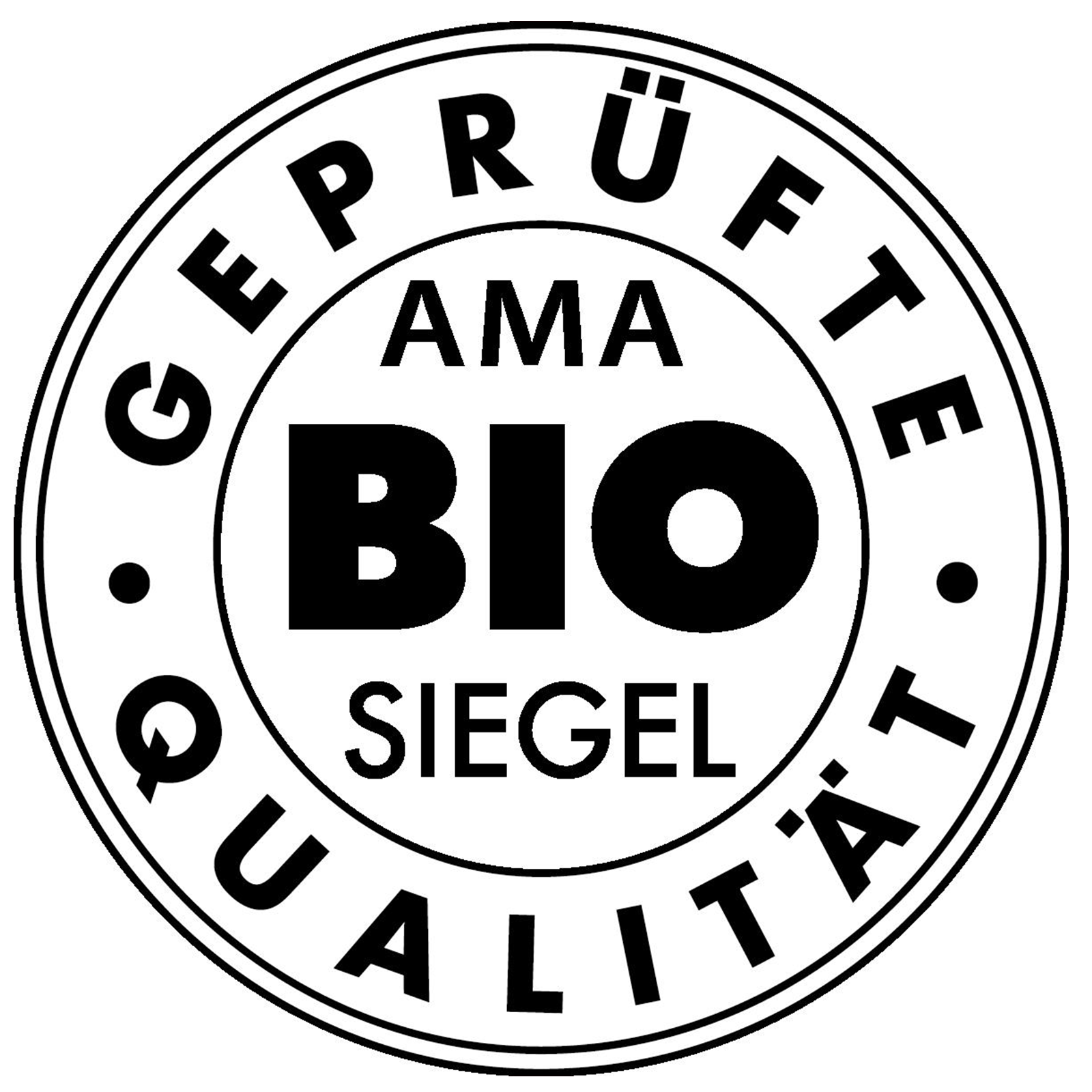 AMA BLACK organic seal (without indication of origin) (Austria) - AMA BLACK organic seal (without indication of origin) (Austria)