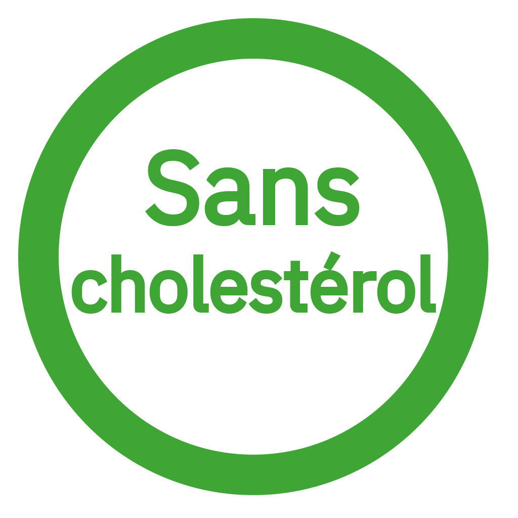 Sans cholestérol - Free from cholesterol