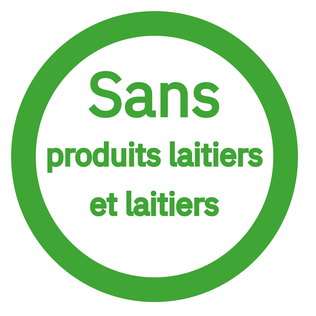 Sans produits laitiers et laitiers - Free from dairy and dairy products