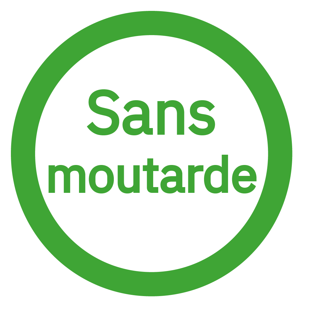 Sans moutarde - Free from mustard