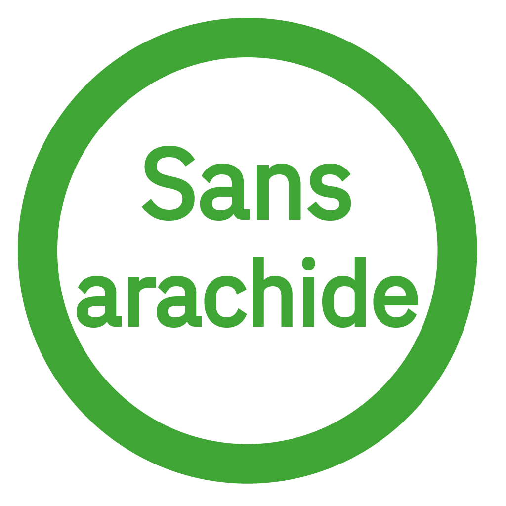 Sans arachide - Free from peanuts