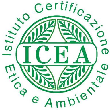 ICEA mark (Instituto Certicazione Etica e Ambientale, respect of people and nature) - ICEA mark (Instituto Certicazione Etica e Ambientale, respect of people and nature)
