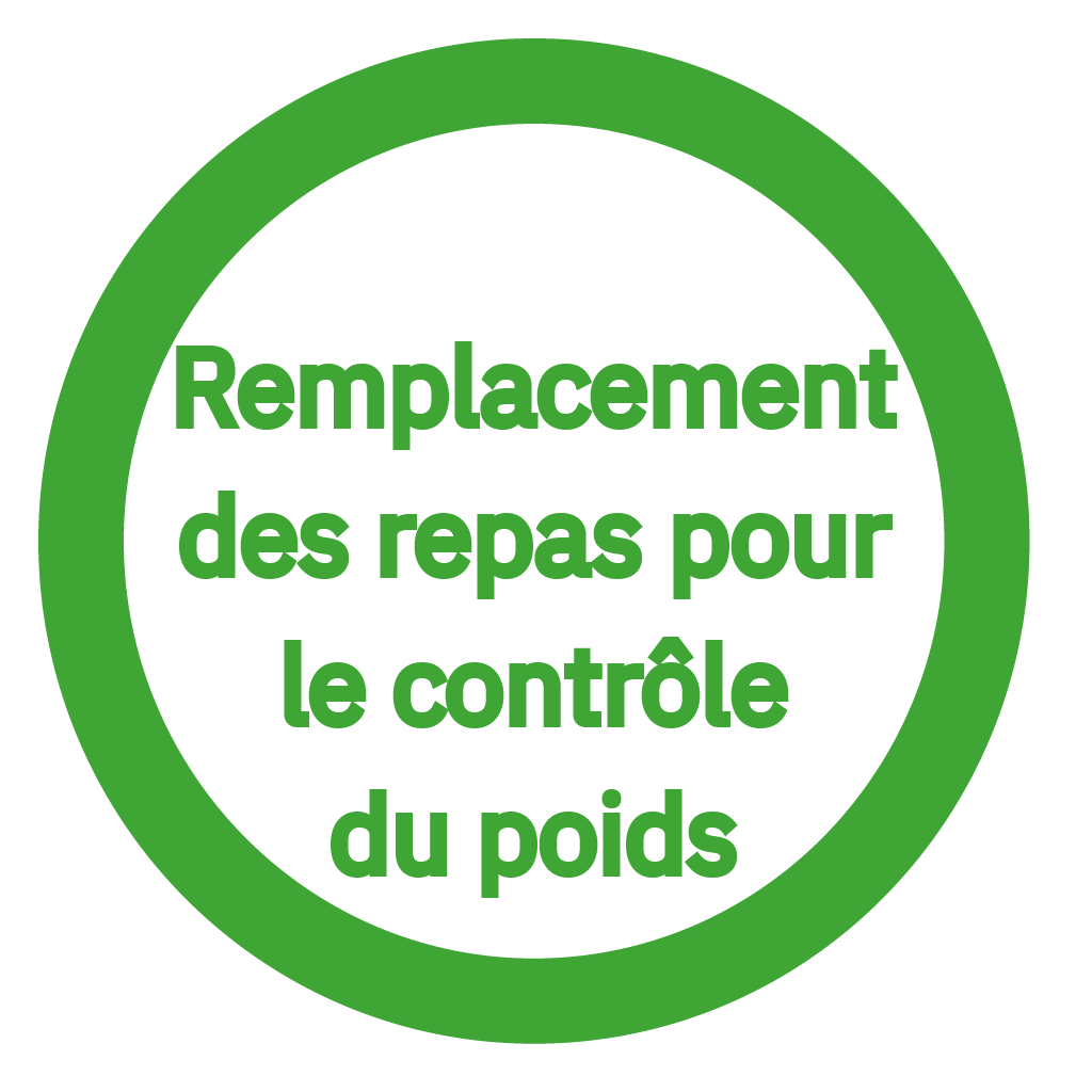 Remplacement des repas pour le contrôle du poids - Meal replacement for weight control