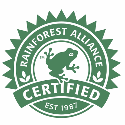 RAINFOREST Alliance certified (for rainforest protection) - RAINFOREST Alliance certified (for rainforest protection)