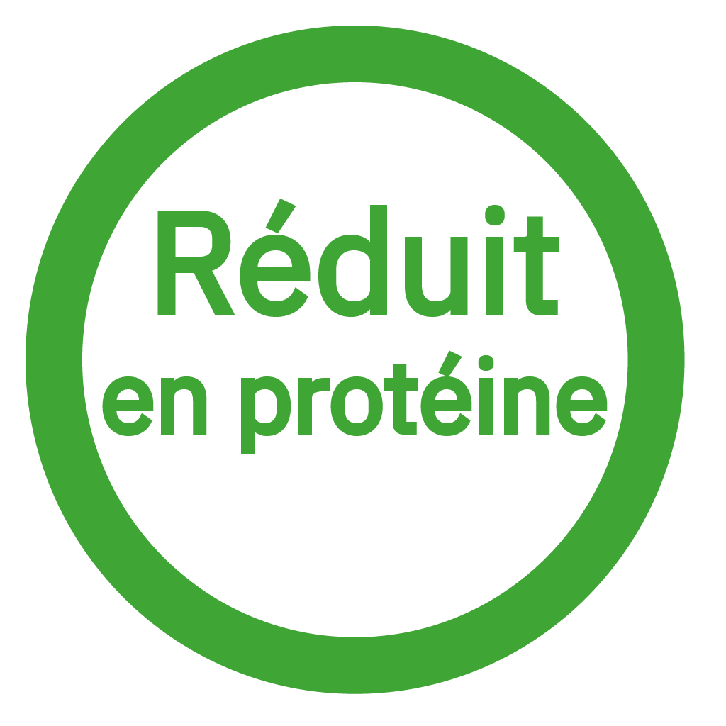 Réduit en protéine - Low level of protein
